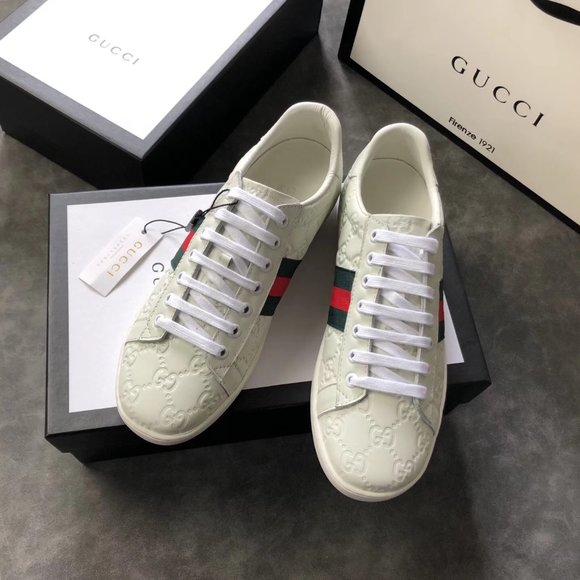 NEWGucci leather casual shoes for women
